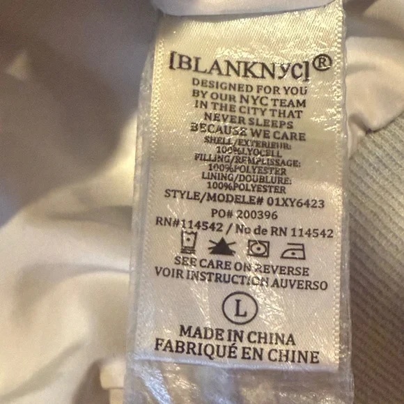 Blank NYC Sun Bleached Bomber Jacket - Picture 6 of 7